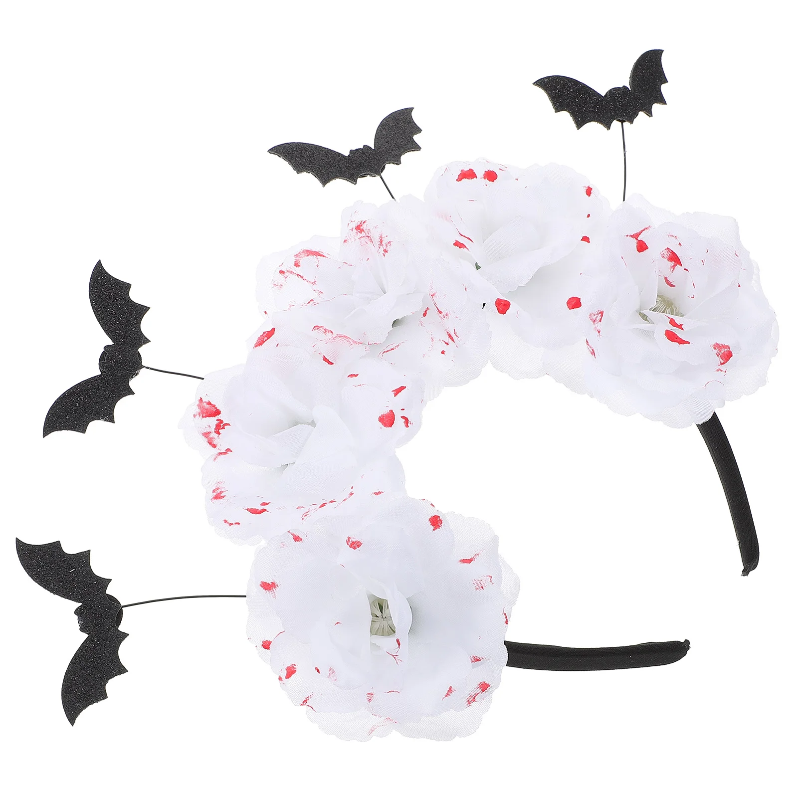 

Bat Headband Cosplay Prop Halloween Roleplay Costume Hair Accessories Party Headdress Ghost Bride Costumes