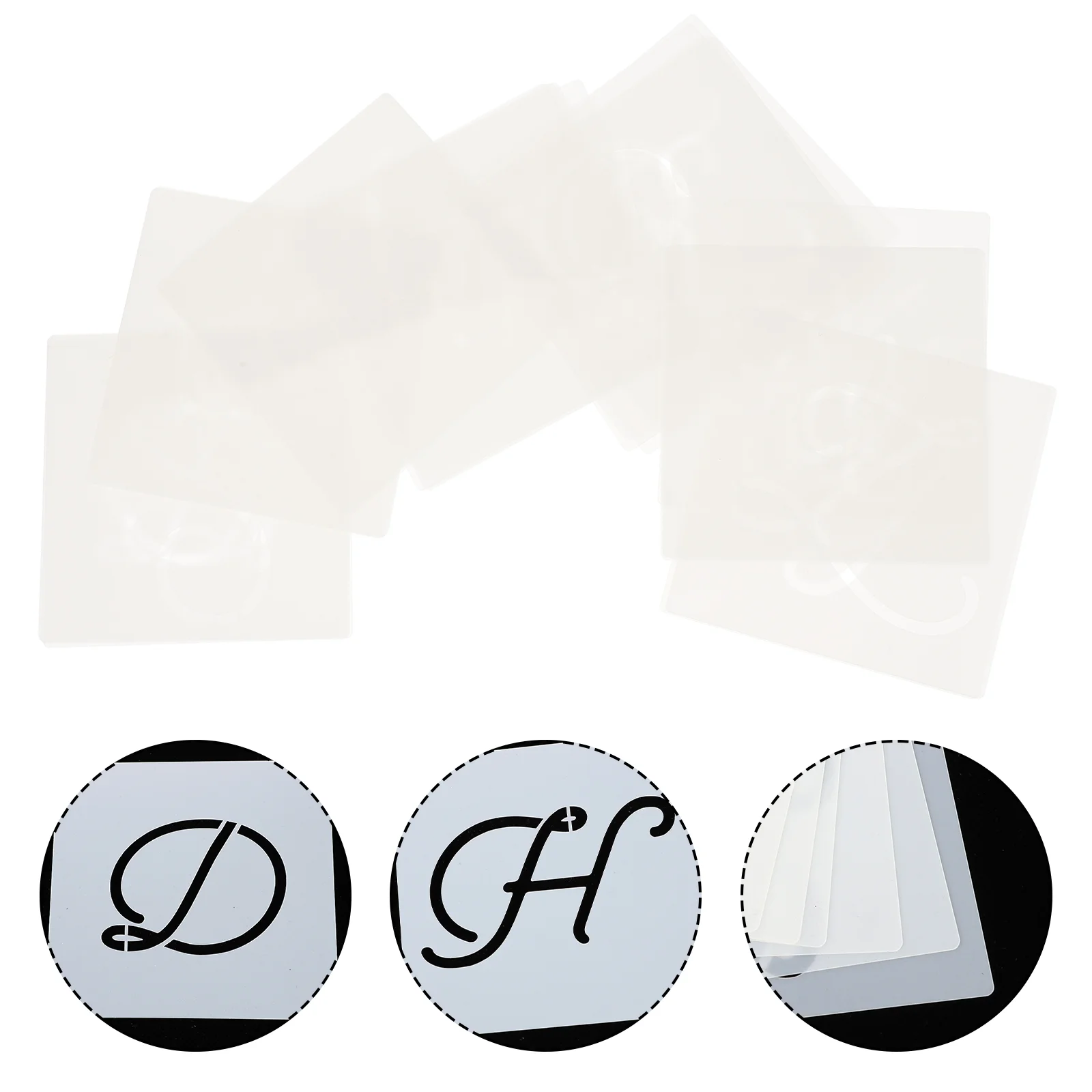 

Letter Cutout Template Household Stencils Multi-function Small Spray Printing DIY Wall Supply