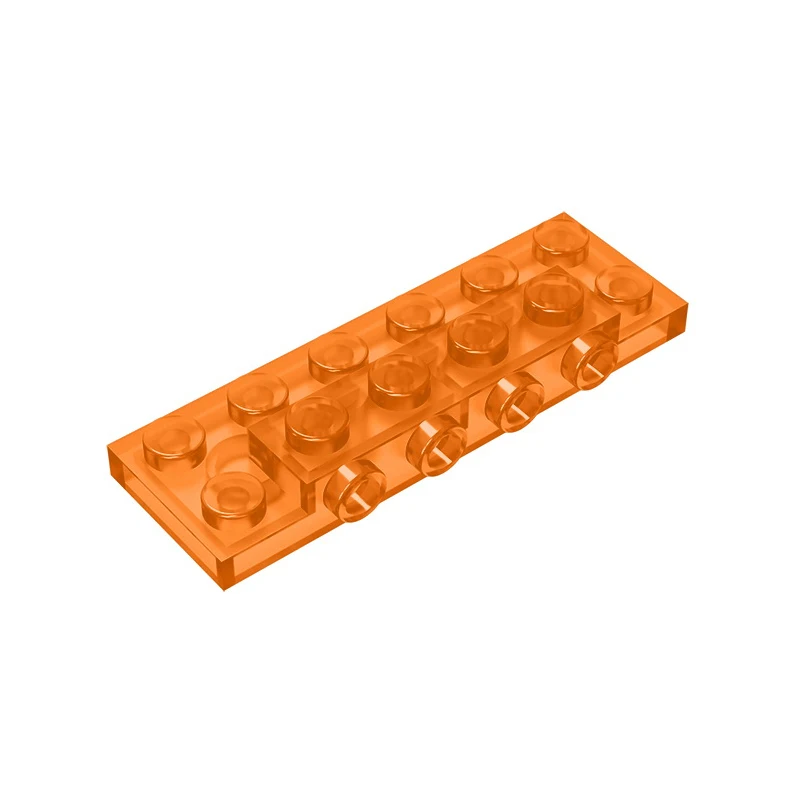 Пластина для детских игрушек gobrick Модифицированная 2x6x2/3 с 4 шпильками на боковой