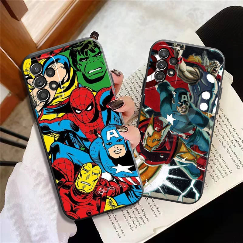 

Marvel Avengers Phone Cases For Samsung Galaxy A21S A31 A72 A52 A71 A51 5G A42 5G A20 A21 A22 4G A22 5G A20 A32 5G A11 Funda