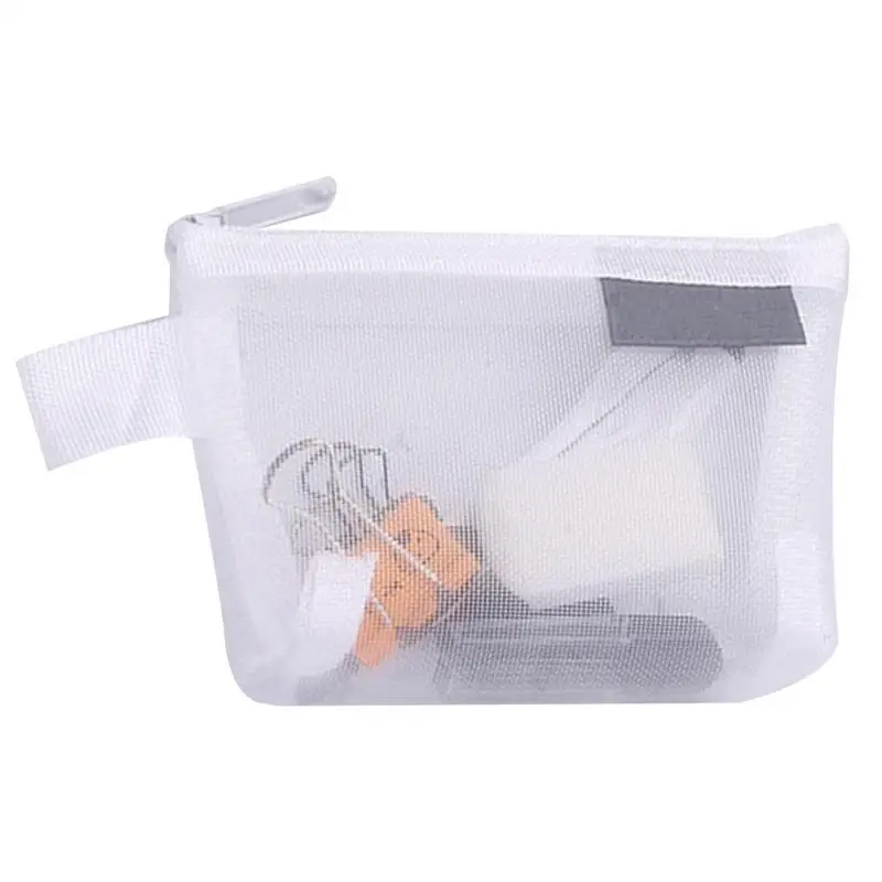 

Coin Pouch Triangular Jewelry Coin Pouch Nylon Convenient Storage Pouch Portable Key Lipstick Coin Card Holder