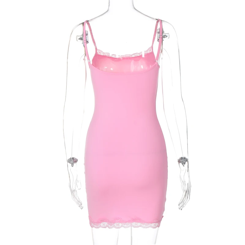 Женское однотонное мини-платье без рукавов