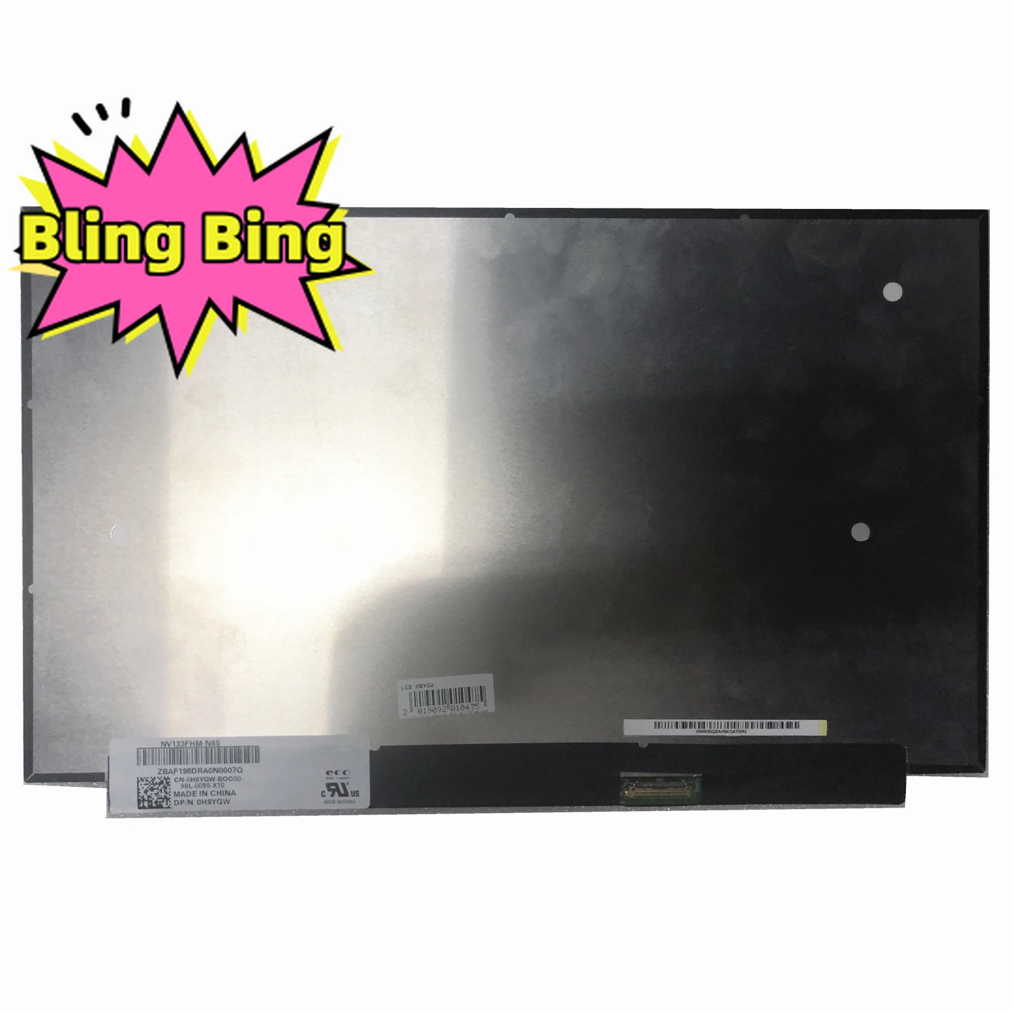 

Панель NV133FHM-N65 1920*1080 97% sRGB EDP 30 Pins 72% NTSC 13,3 ''ЖК-экран для ноутбука