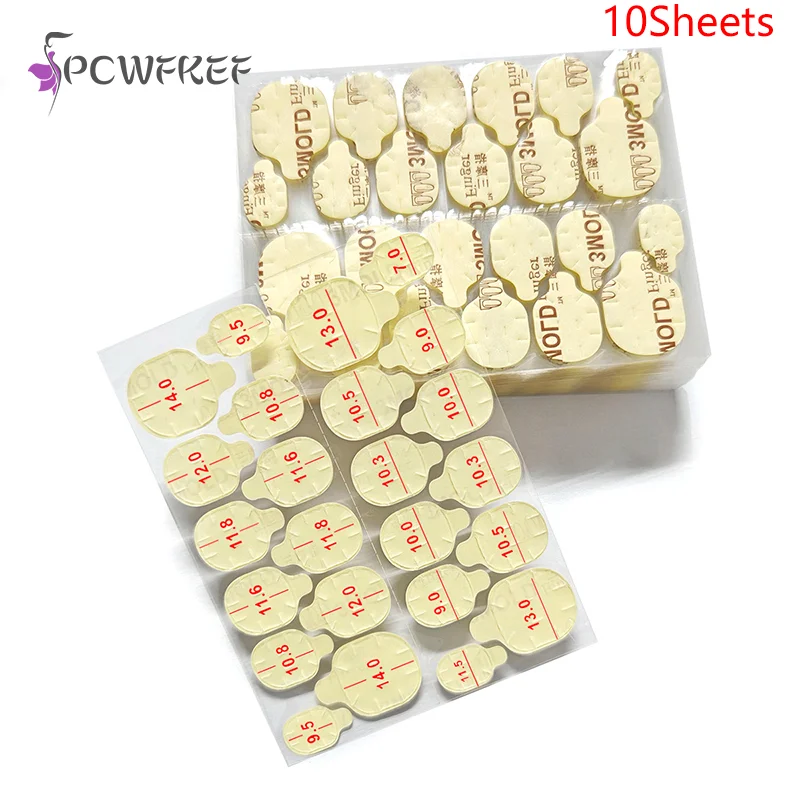 Двухсторонняя клейкая лента 240 шт. наклейка накладной клей для ногтей накладные