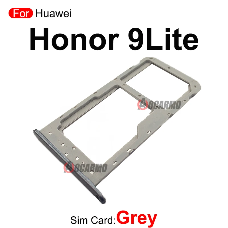 Фото 1 шт. светло-синий серый белый золотой серебряный для huawei Honor 9 Lite 9 Lite лоток для SIM-карты слот держатель запасные части №4