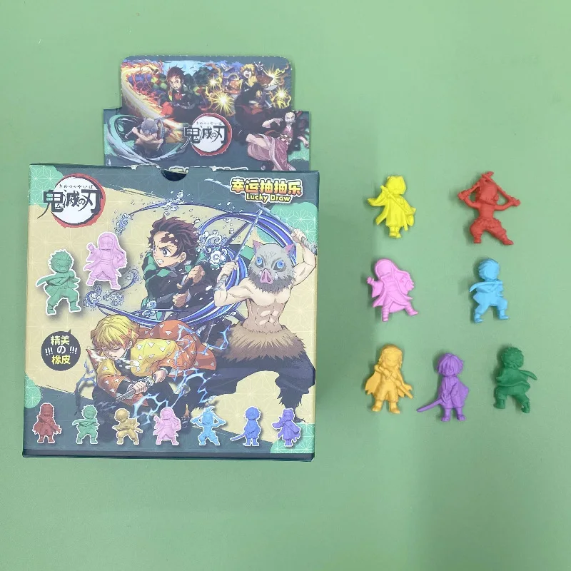 

32 pcs/lot Creative Demon Slayer Pencil Eraser Cute Writing Drawing Rubber Pencil Erasers Stationery Gifts School Supplies