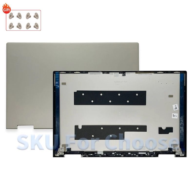 Фото Золотой/серый новый чехол для ноутбука AM1FG000310 для Yoga C740-14 C740-14IML, чехол с ЖК-дисплеем, верхняя часть №3