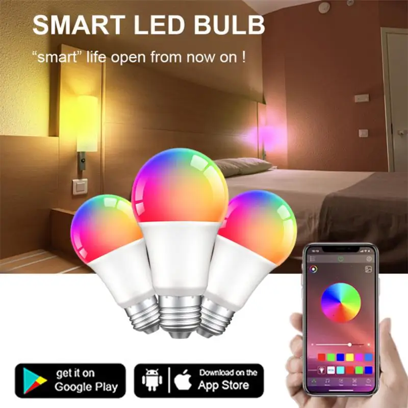 

Tuya Zigbee 3.0 Led Light Bulb RGB+WW+CW 18W 15W 12W 9W E27 Smart Home Led Lamp Compatible With Alexa Amazon Google Assistant