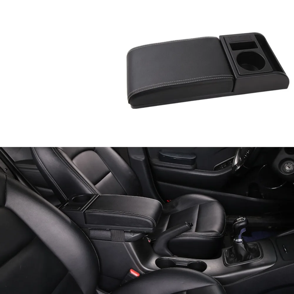 

Подстаканник, подлокотник, увеличивающая подушка, масштабируемый автомобильный подлокотник большой емкости, ящик для хранения, простой в установке слот для телефона