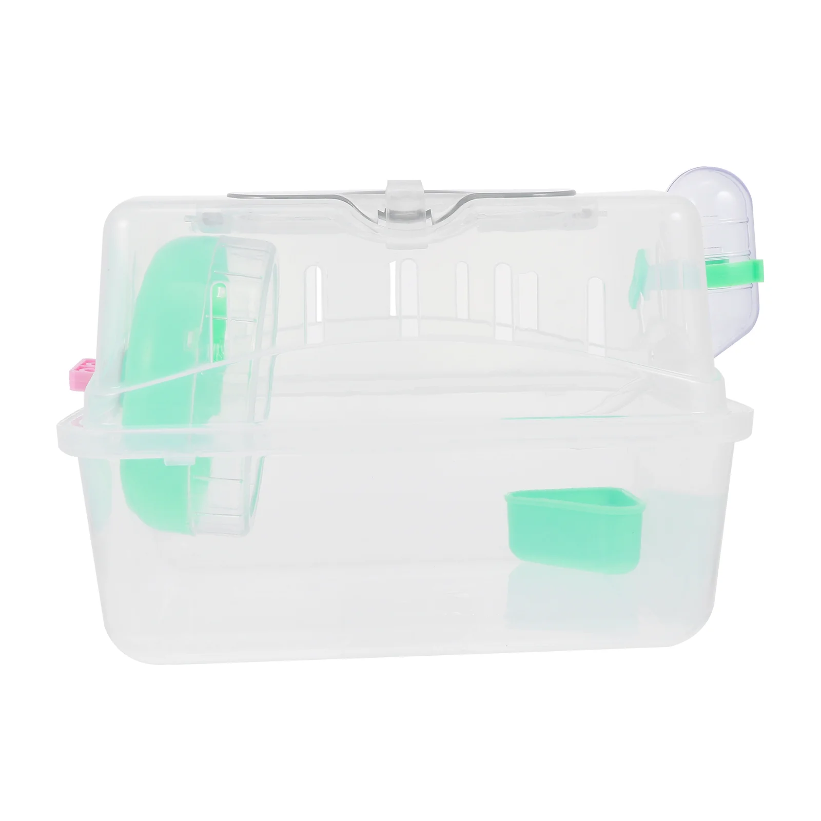 

Hamster Cage Carrier Pet Animal Case House Outdoor Guinea Hut Travel Chinchilla Carry Hedgehog Box Breathable Gerbil Cages