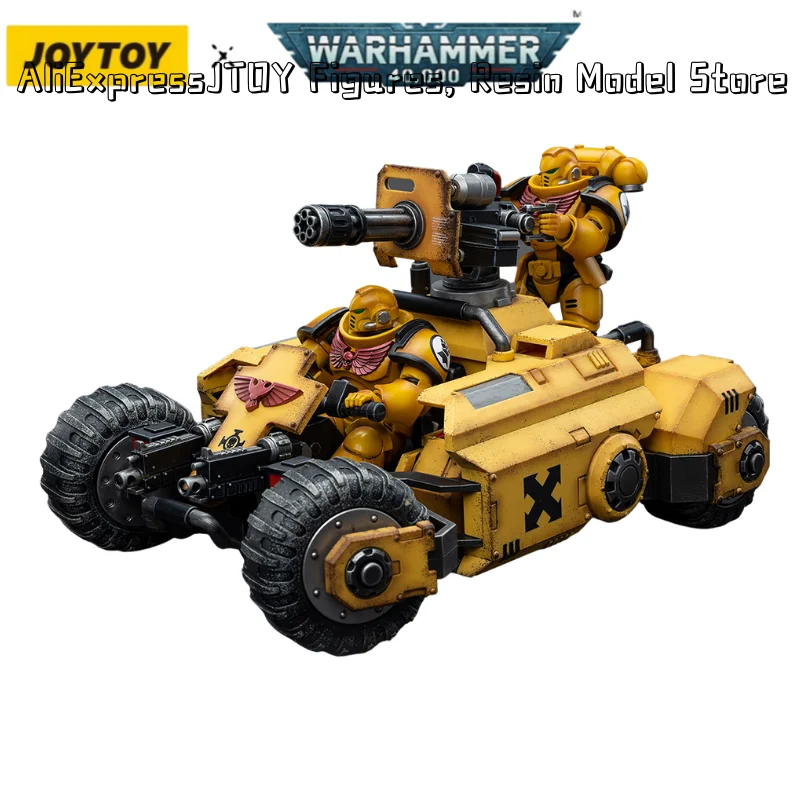 [INSTOCK] NEW JOYTOY 1/18 Action Figure Imperial Fists Primaris Invader ATV/Bike Anime Collection Military Model Free Shipping images - 6