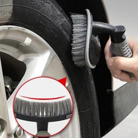 car motorcycle wheel l shaped brush tire rim hub cleaning tools universal tyre maintenance washing tool accessories