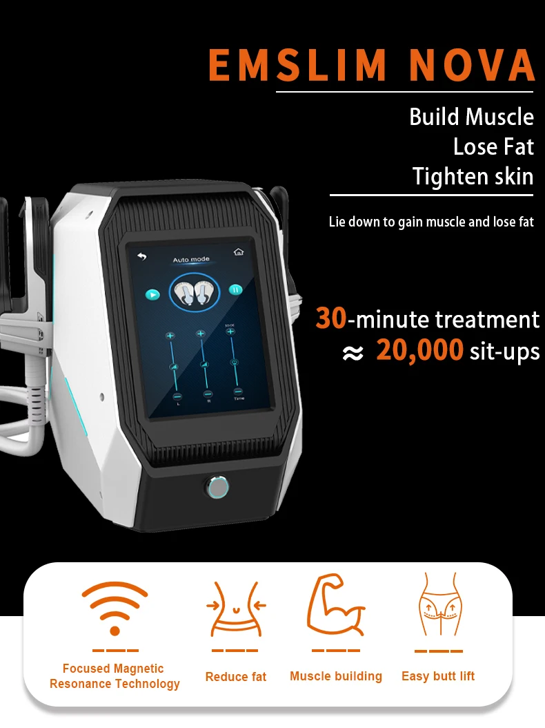 

14 Tesla Emslim Muscle Building Stimulator Fat Burn Emsculp Slimming Equipment Emsculp Electric Muscle Body Sculpting Machine