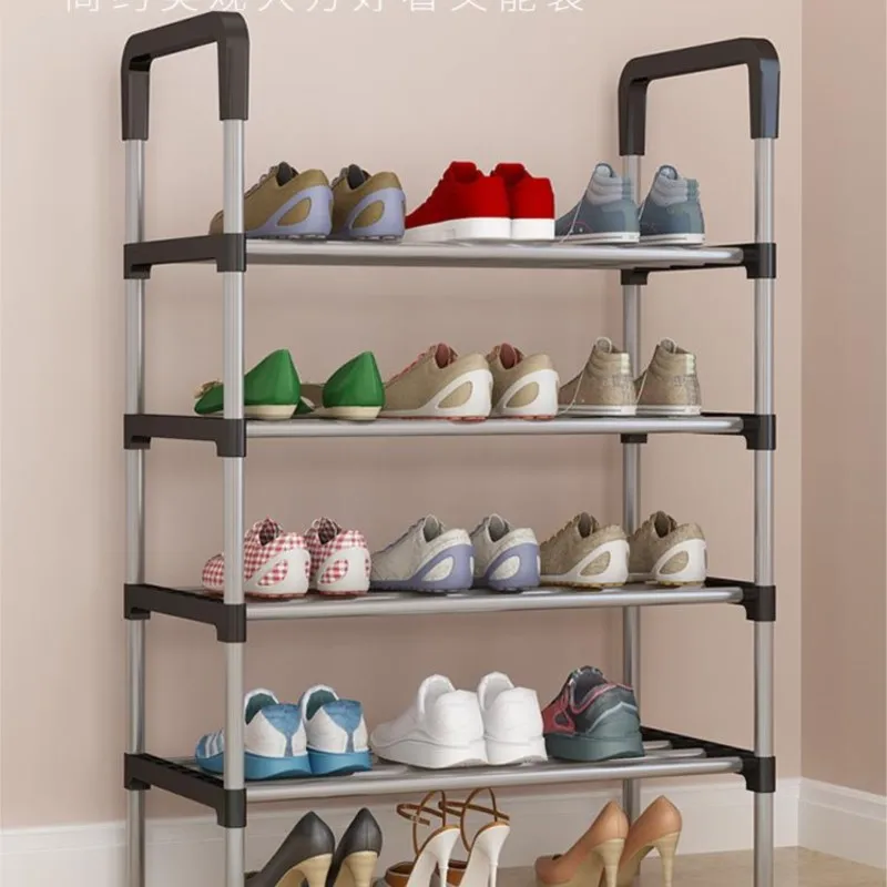 

Shoe rack simple household assembly door shoe cabinet simple folding hall cabinet economic dormitory dustproof shelf