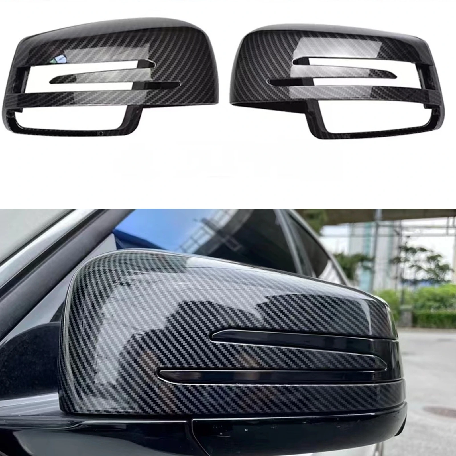 

Крышки для зеркала заднего вида, для Mercedes Benz A CLA GLK GLA Class W176 W204 X204 2006-2020