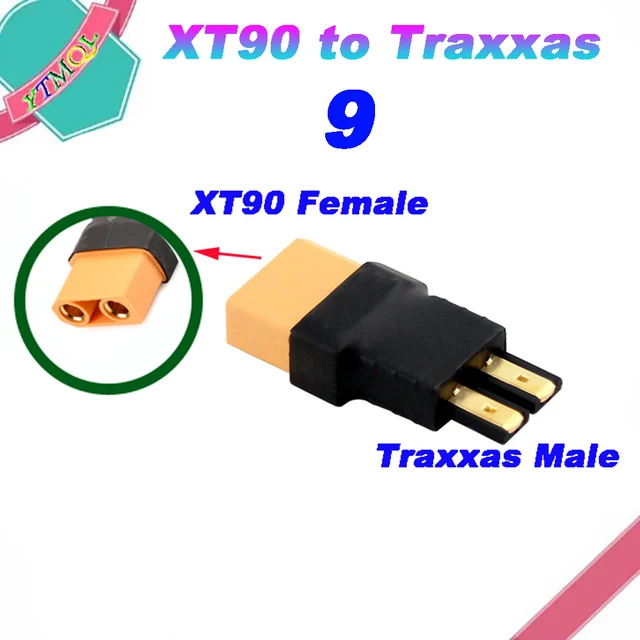 XT90 female to TRX male adapter