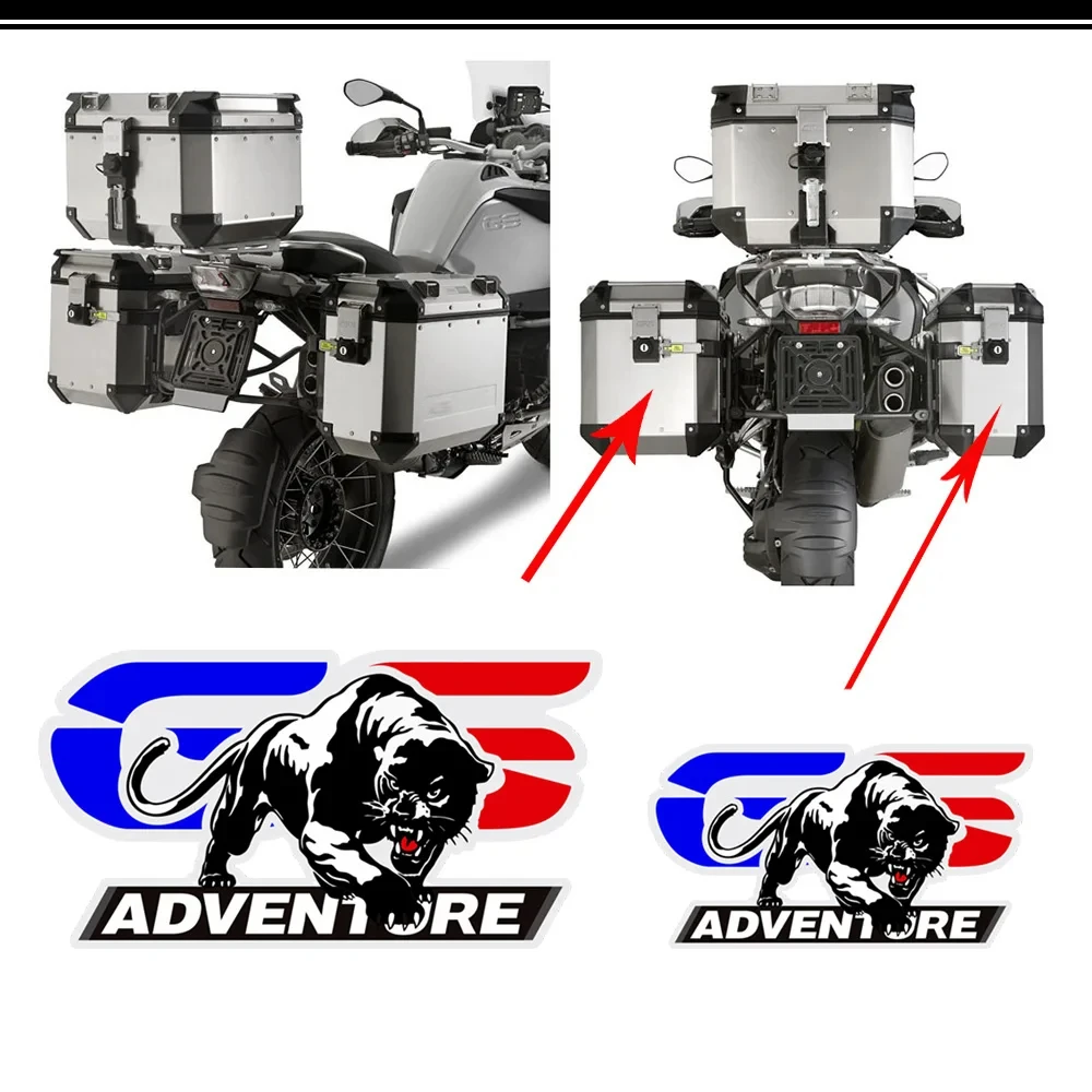 Для BMW R 1250 1200 F 850 800 750 650 1100 GS GSA HP 3D наклейки клейкие приключенческие багажник багаж