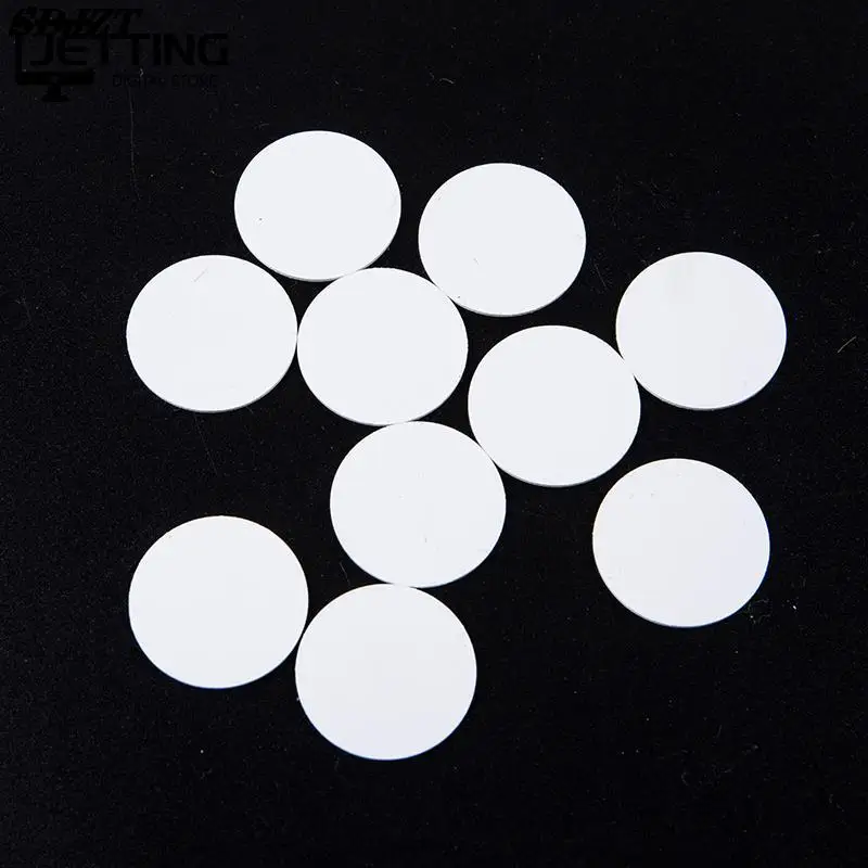 

10Pcs NFC Ntag215 Coin TAG Key 13.56MHz NTAG 215 Card Label RFID Ultralight Tags Labels 25 Mm Diameter Round