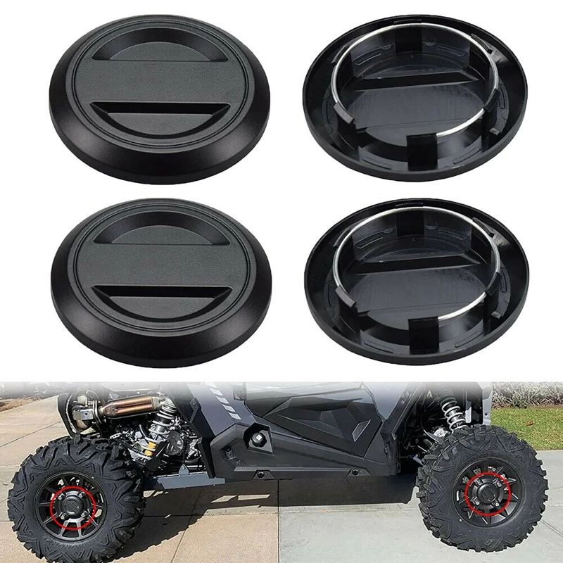 

4Pcs/set UTV Tire Wheel Hub Caps Center Cover for Polaris RZR 1000 XP Turbo XP4 Ranger 2017-2021 1522872-655