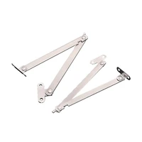 2 sets kitchen fixtures cabinet folding rod cabinet fixture doors close lift up stay supporting rod left right door hardware