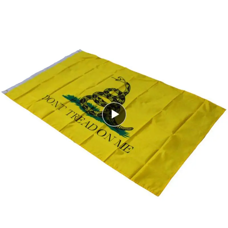 

90 X 150cm Durable Polyester Printing Gadsden Flag Snake "don't Tread On Me" Decorative Flag Hanging Banners Dropshipping