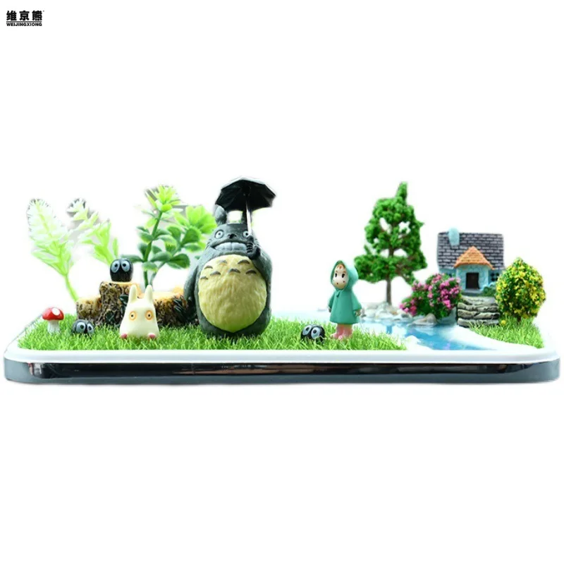 

Креативное и персонализированное микро-ландшафтное украшение автомобиля, маленькие украшения, милый аниме автомобиль, свежее украшение интерьера, дисплей