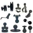 Держатель для GPS-навигатора Jadkinsta, с шаровой головкой, черный, с отверстием 10 мм для мотоцикла, для Gopro, Xiaomi, iPhone