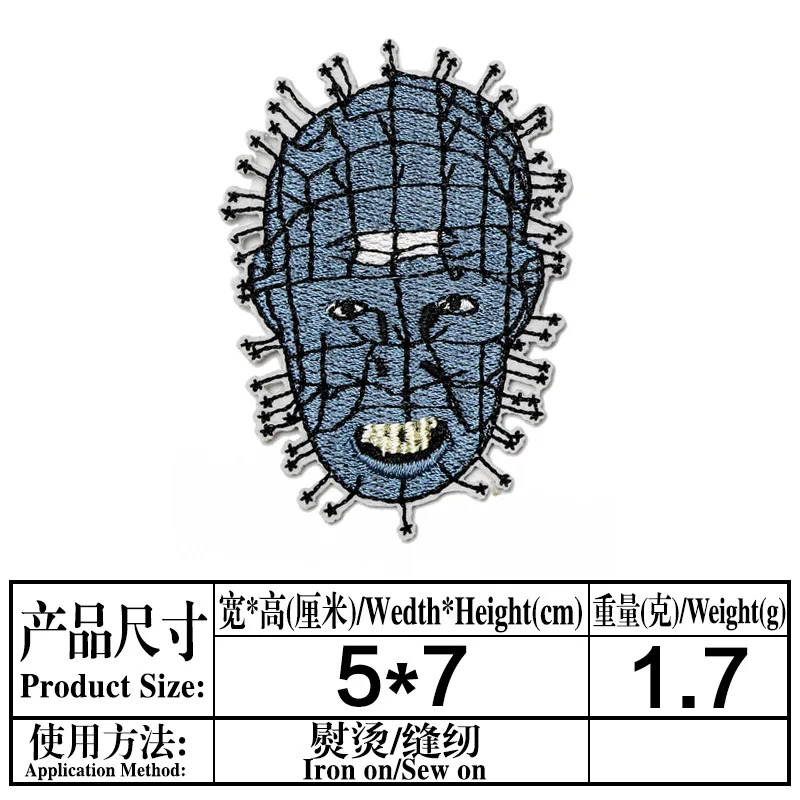 Нашивки с ужасным фильмом нашивки вышивкой сделай сам для одежды рюкзака брюк