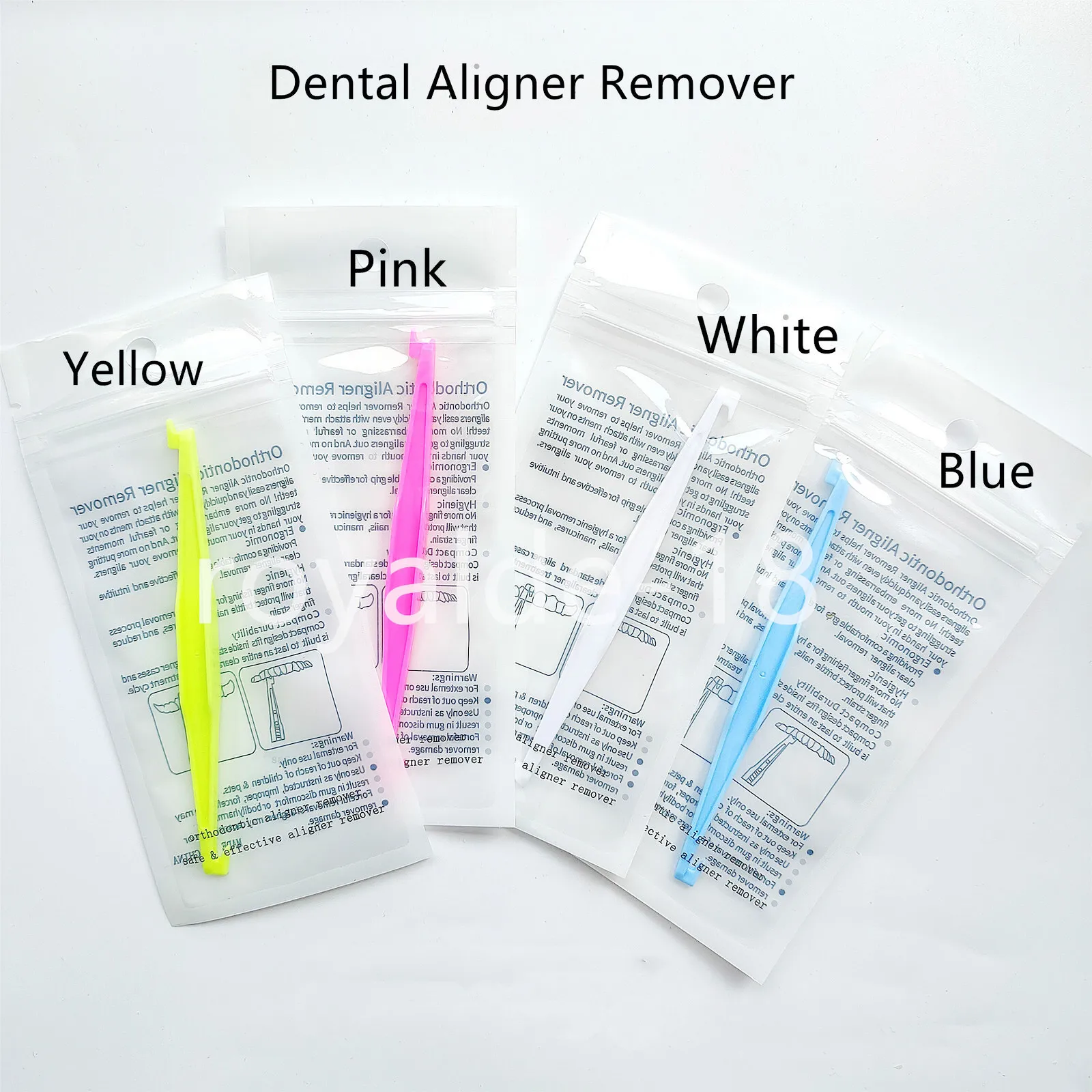 50Pcs Dental Orthodontic Retainer Aligner Remover Invisible Braces Remove Off Tools