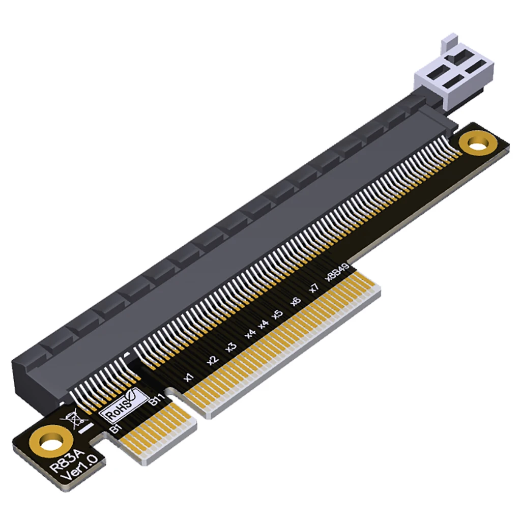 

PCI Express 4.0 x16 x8 x4 Gen4/3 Riser Card Graphic Card Expansion Steering Riser Extended Adapter PCIE Extender Slots Protector
