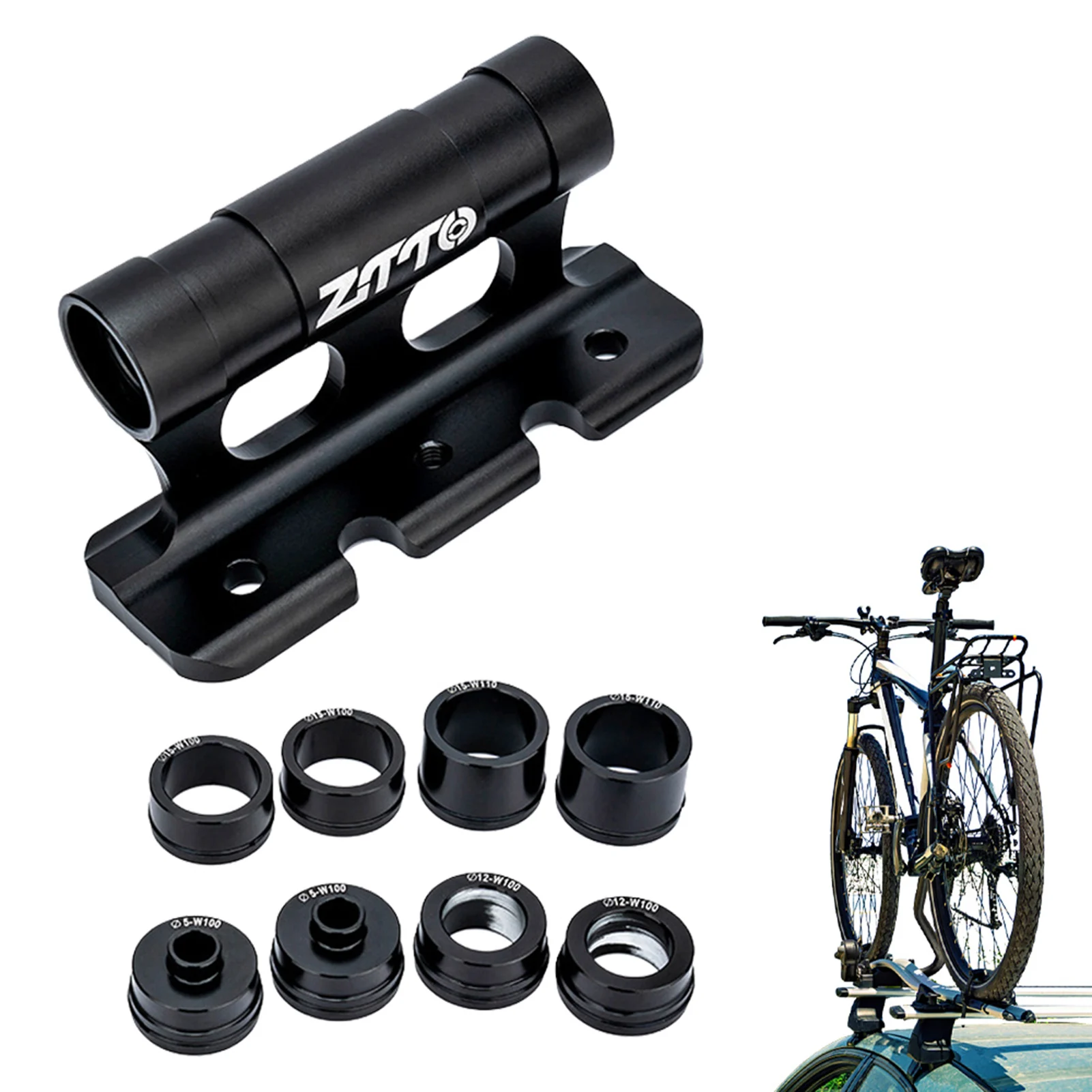

Bike Fork Mount Quick Release Bike Block Aluminum Alloy Bicycle Front Fork Bike Block Fork Mount Quick Release Fork For Truck