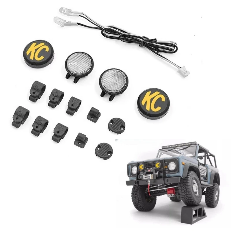 1/10 грузовик на гусеничном ходу KC Spotlight. SCX10 III ранний Бронко 4X4 внедорожник вариант