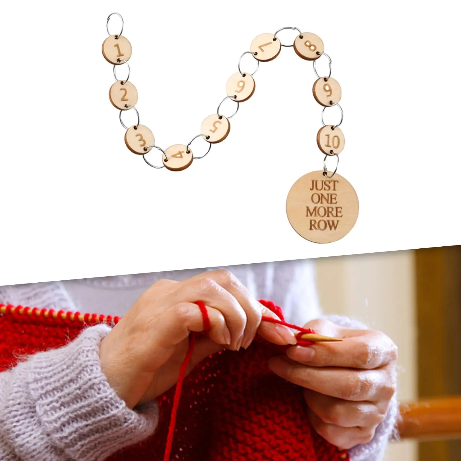 Маркеры с номером вязаный узор напоминание о дереве для шитья ткацких