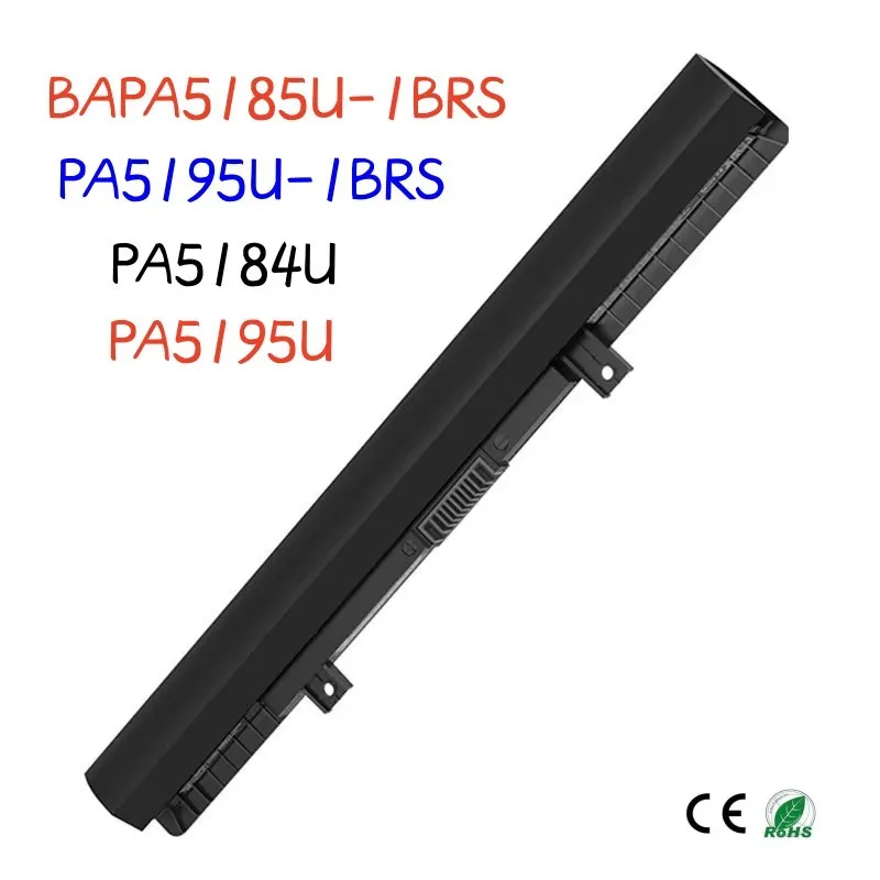

Для TOSHIBA PA5185U-1BRS. PA5195U-1BRS. PA5186U-1BRS. Аккумулятор для ноутбука PA5184U PA5195U