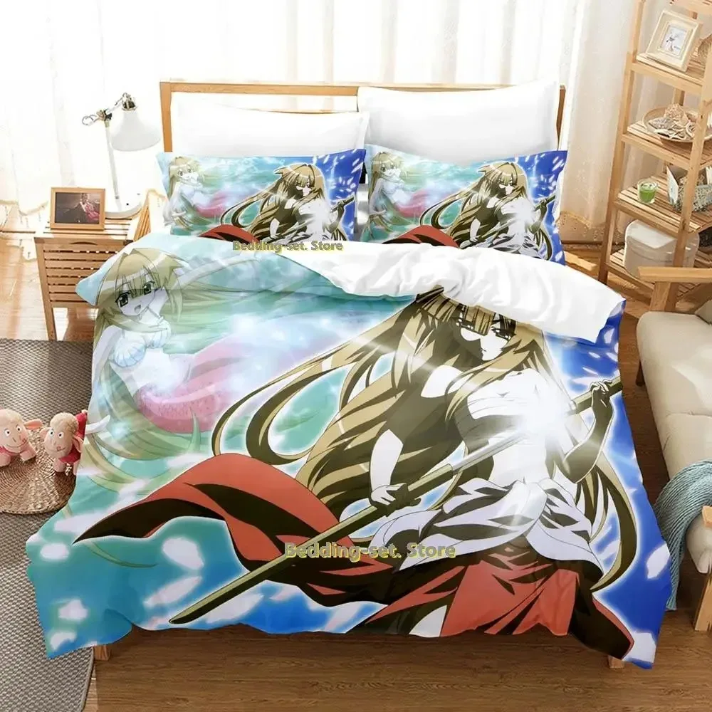 Seto No Hanayome My Bride Is A Mermaid Bedding Set Single Twin Full Queen King Size Bed Kids Bedroom Duvetcover Sets Anime