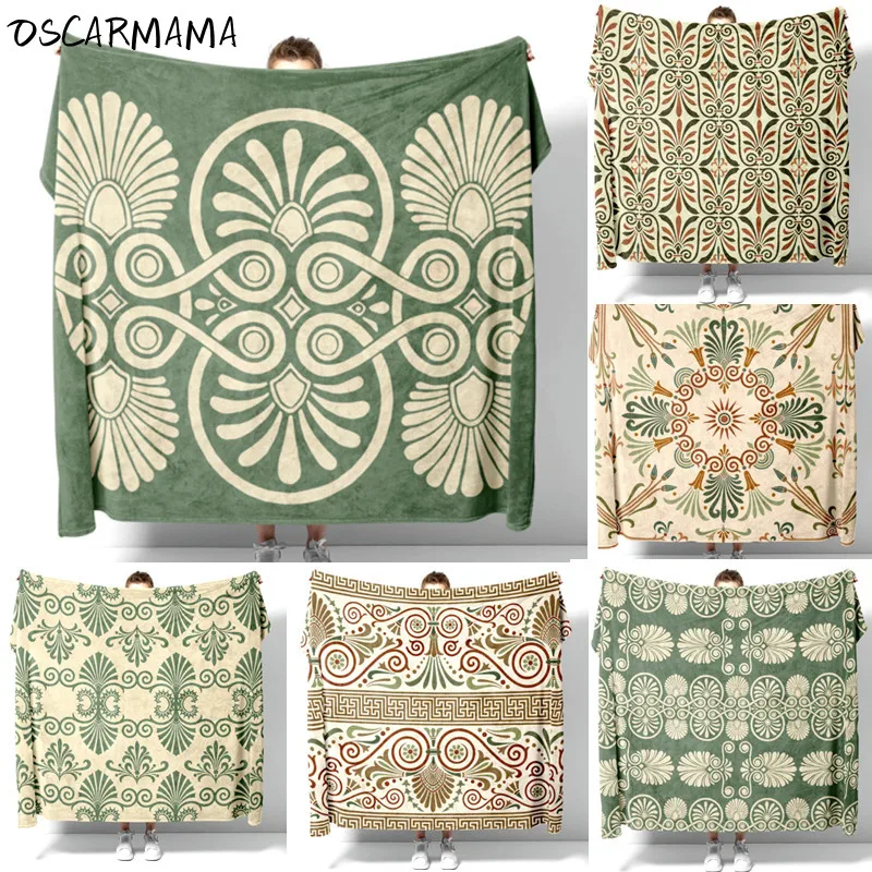 

Modern Green Nordic Boho New Scandinavian William Morris Sofa Nap Cover Decoration Throw Blanket Tapestry Home Warm Keeper