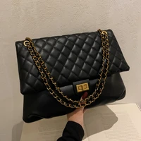 fashion vintage large capacity armpit bag 2022 new high quality pu leather womens designer handbag lattice shoulder bag