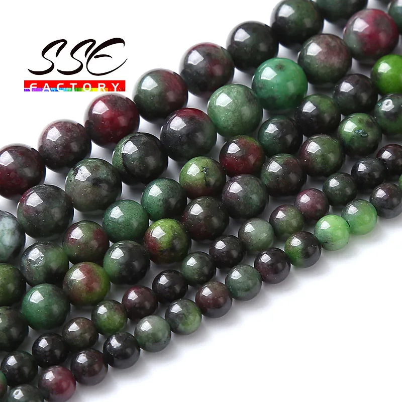 

Натуральные рубизовые турмалиновые нефритовые бусины, бриллиантовые браслеты, ожерелье, энергоемкость 6, 8, 10 мм, 15 дюймов