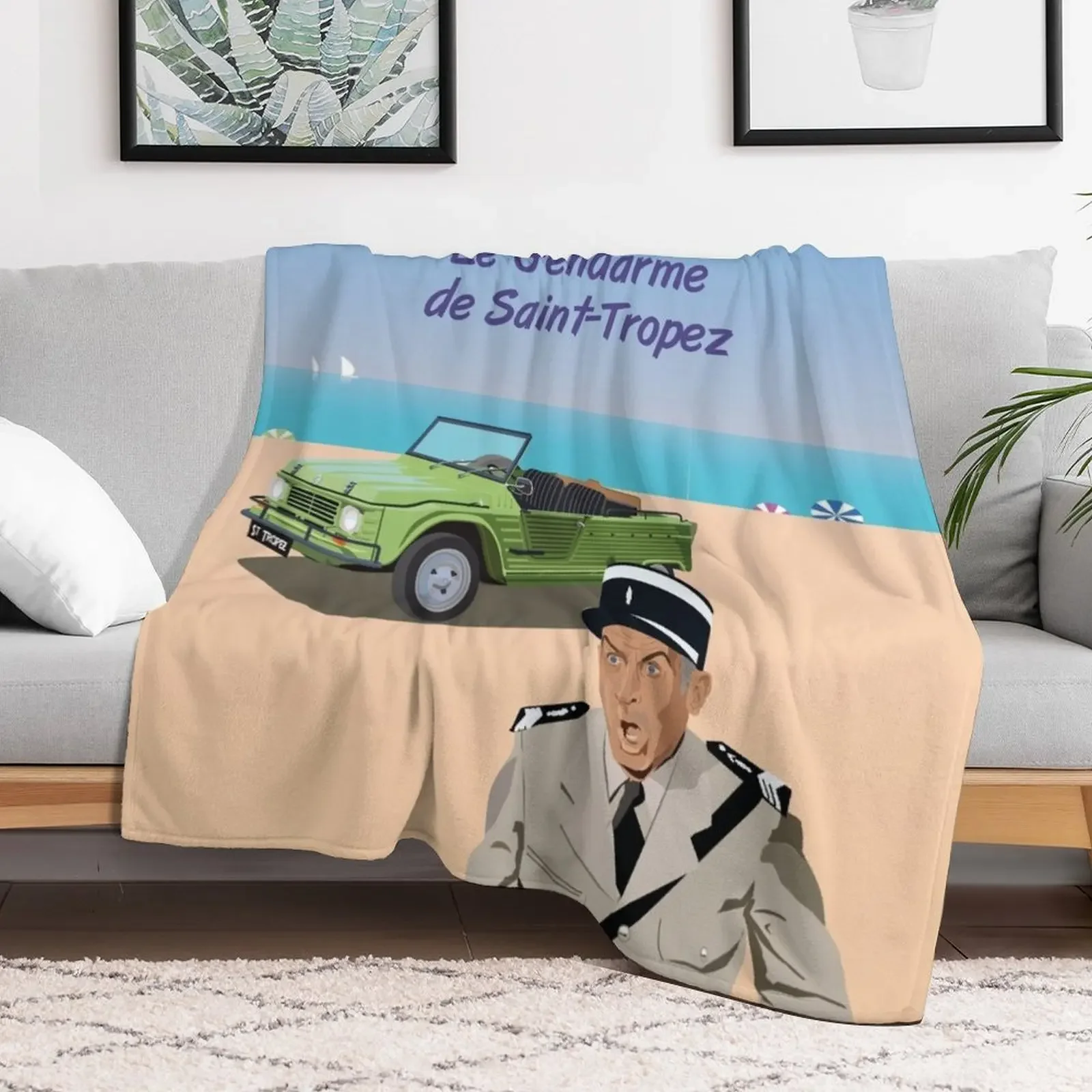 Одеяло The gendarme of Saint-Tropez брендовые украшения движущиеся тяжелые одеяла для сна