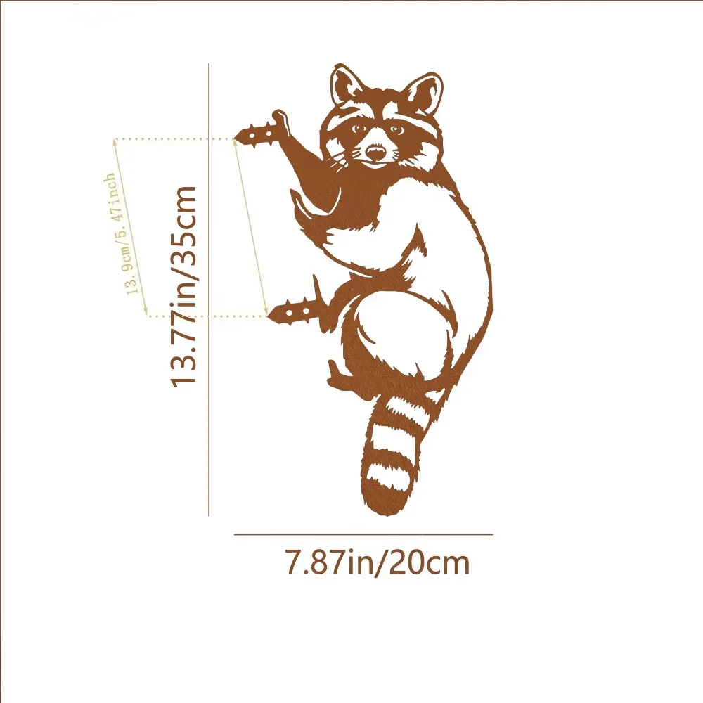 Уникальный Металлический Кол Выдры Декоративный Садовый Орнамент Наружное