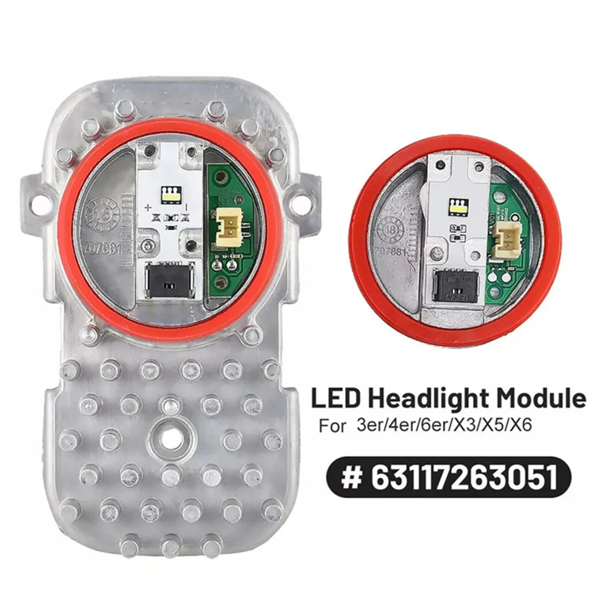 Автомобильная фара DRL модуль Angel Eyes 63117263051 7263051 для BMW 4 серии F32 F33 F36 M4 2015