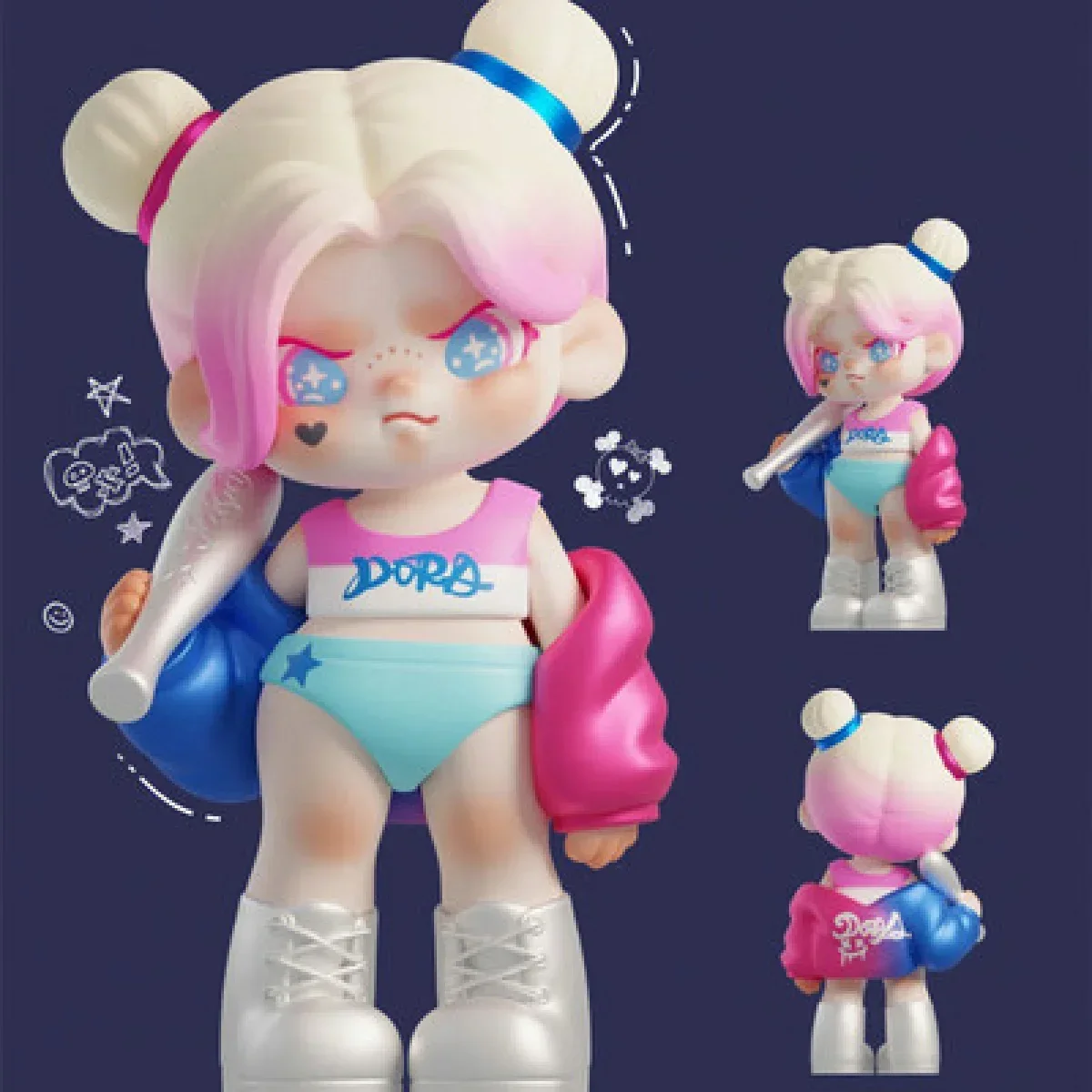 Коллекционные фигурки DORA Keep Strangers Away Series 2: Кавайные аниме-фигурки, игрушки-сюрпризы, подарки для девочек (art.: 3920d9c84da9b) - 3920d9c84da9b
