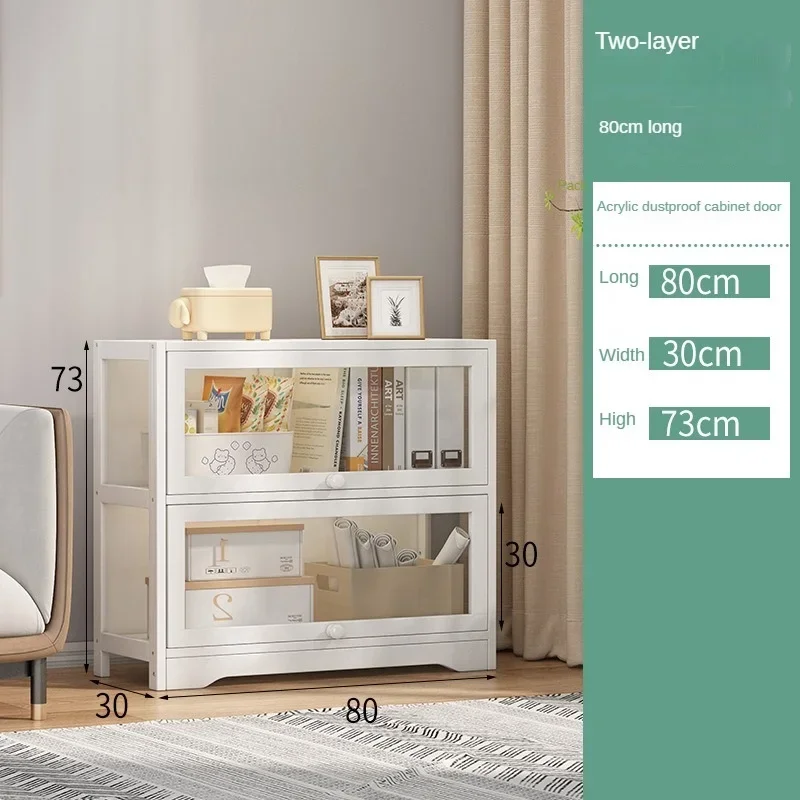 Стеллаж для книжного шкафа пылезащитный стеллаж хранения с дверью сборная