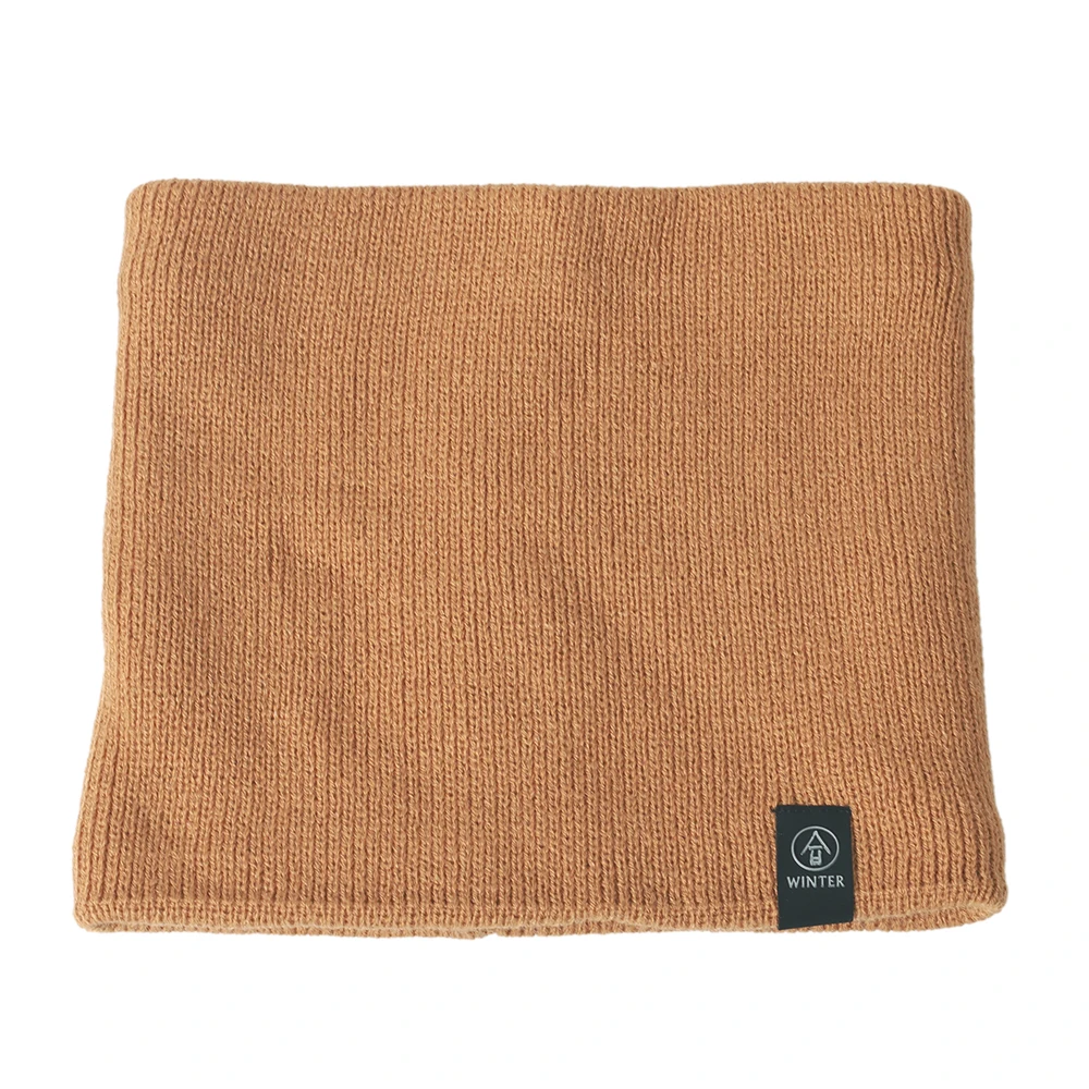 Зимний теплый шарф для мальчиков и девочек детский толстый шерстяной воротник