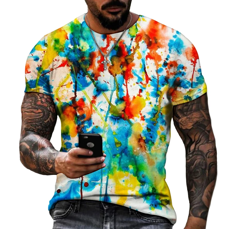 

New 3d Men T-shirt Good Quality Summer Men T-shirt Tops Short Sleeved Casual Loose For Male Plus Size 2022