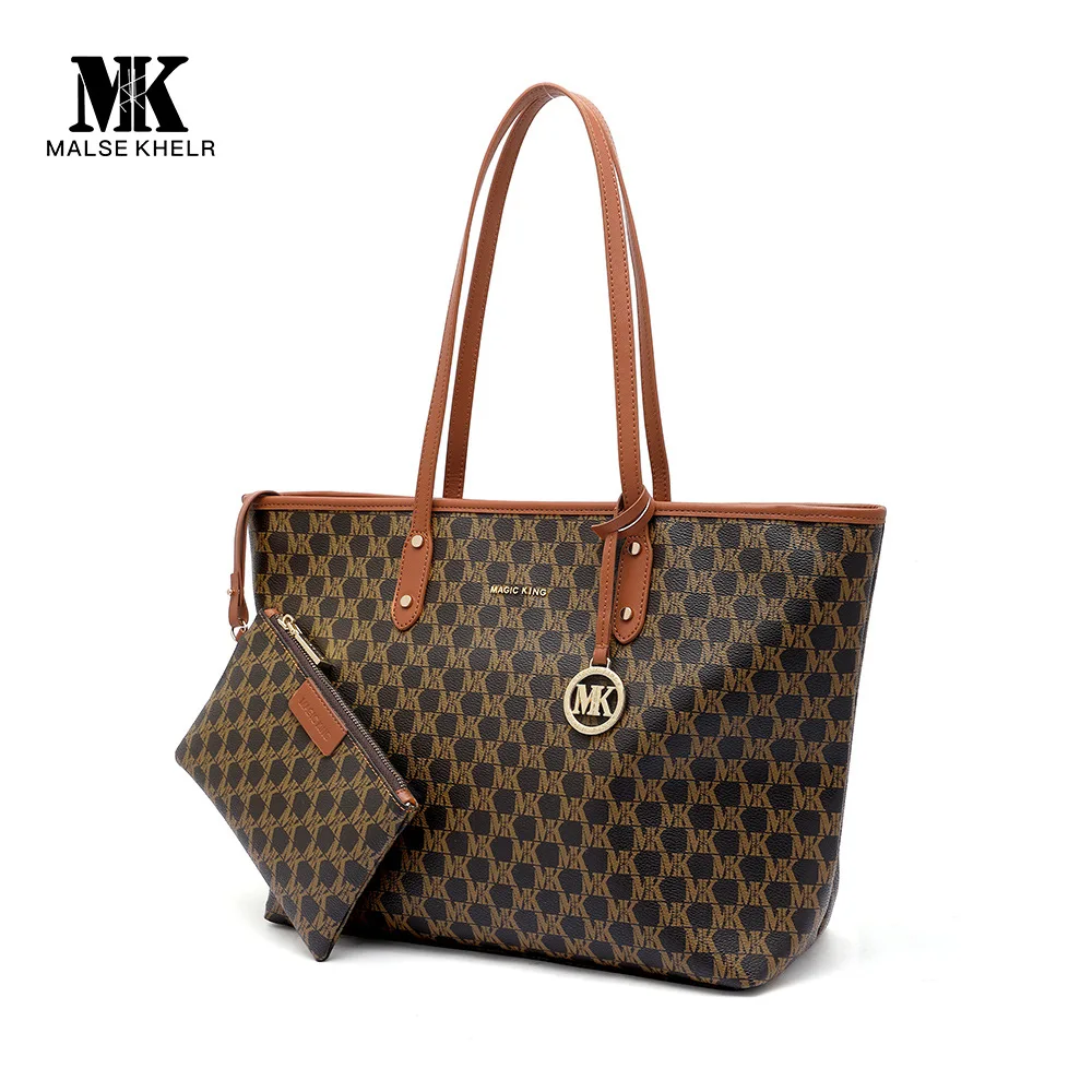 

Сумка MALSE KHELR, роскошная женская вместительная сумка из ПВХ, новинка 2023, трендовая Сумка-тоут через плечо