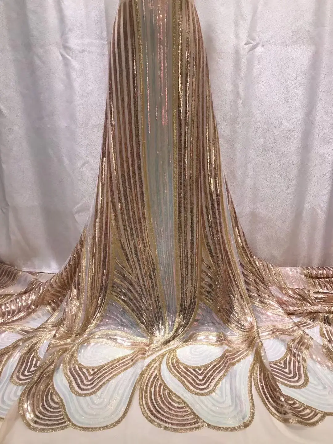 Африканская кружевная ткань 2022 новейшая Золотая индийская сари высокого