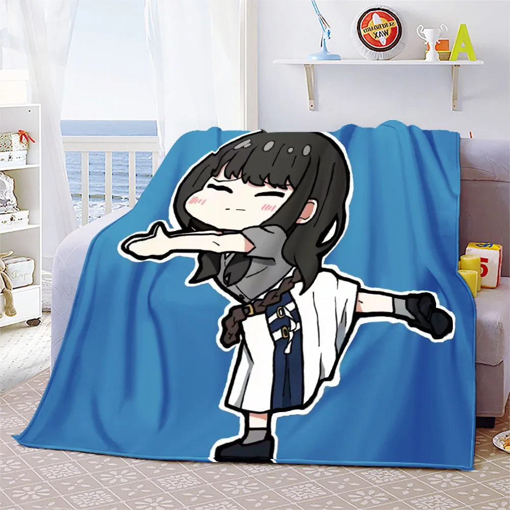 

Lycoris Recoil Anime Throw Blanket Nishikigi Cartoon Cute Blankets Bedroom Sofa Cover Bedspread Flannel Blanket Chisato Sakana