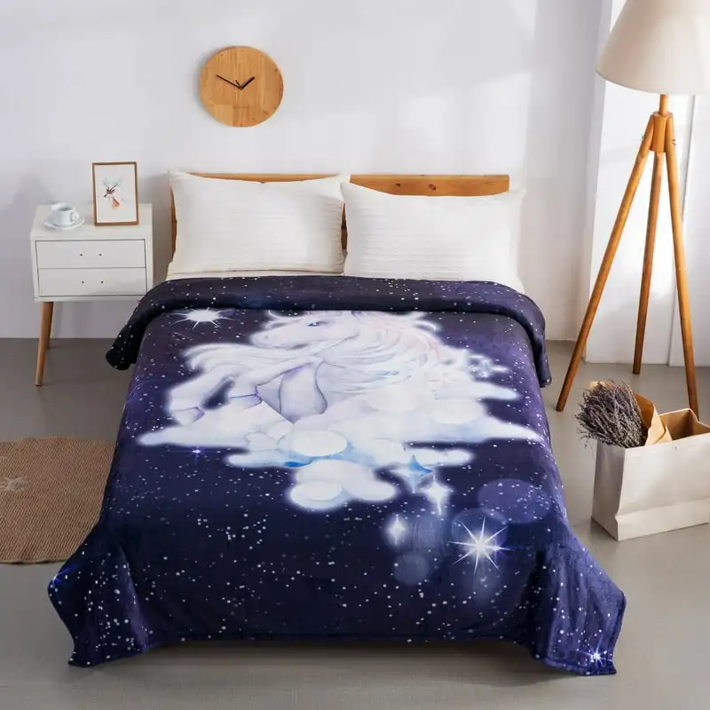 

Polyester Plush Bed Blanket, Twin Muslin blankets for babies Blankets for bed Comforter sets Steven universe Demon slayer blanke