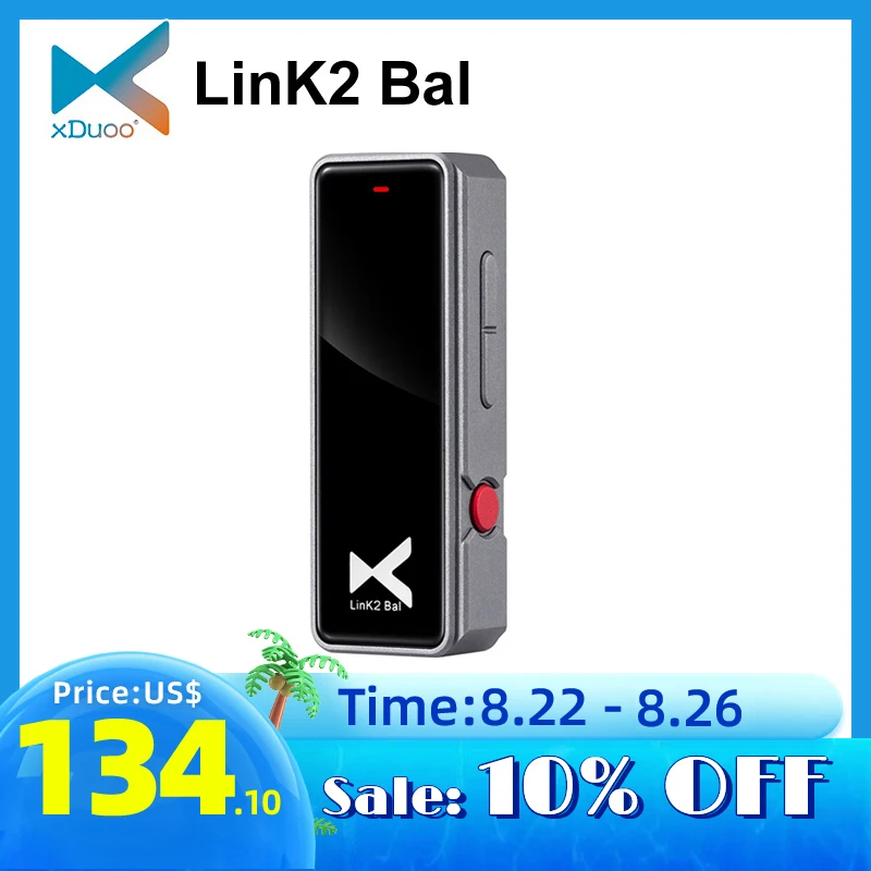 XDUOO LinK2 Bal USB DAC &amp Balanced headphone amp CS43131*2 DSD256 4.4mm+3.5mm Output designed for iPhone/Andriod phone PC |